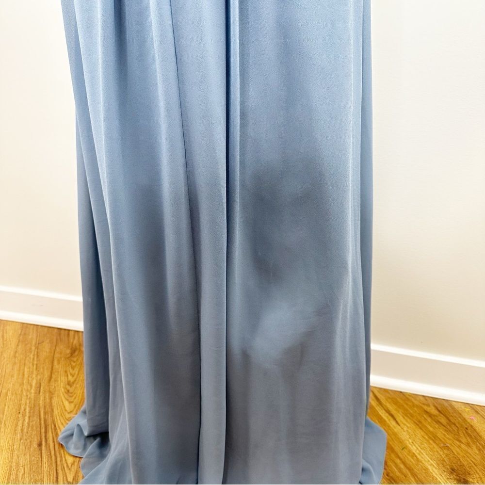 Bill Levkoff Light Blue Wedding Dress - Picture 9 of 13